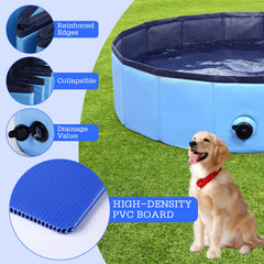 Eooqi foldable dog pool large dogs setup for big breeds