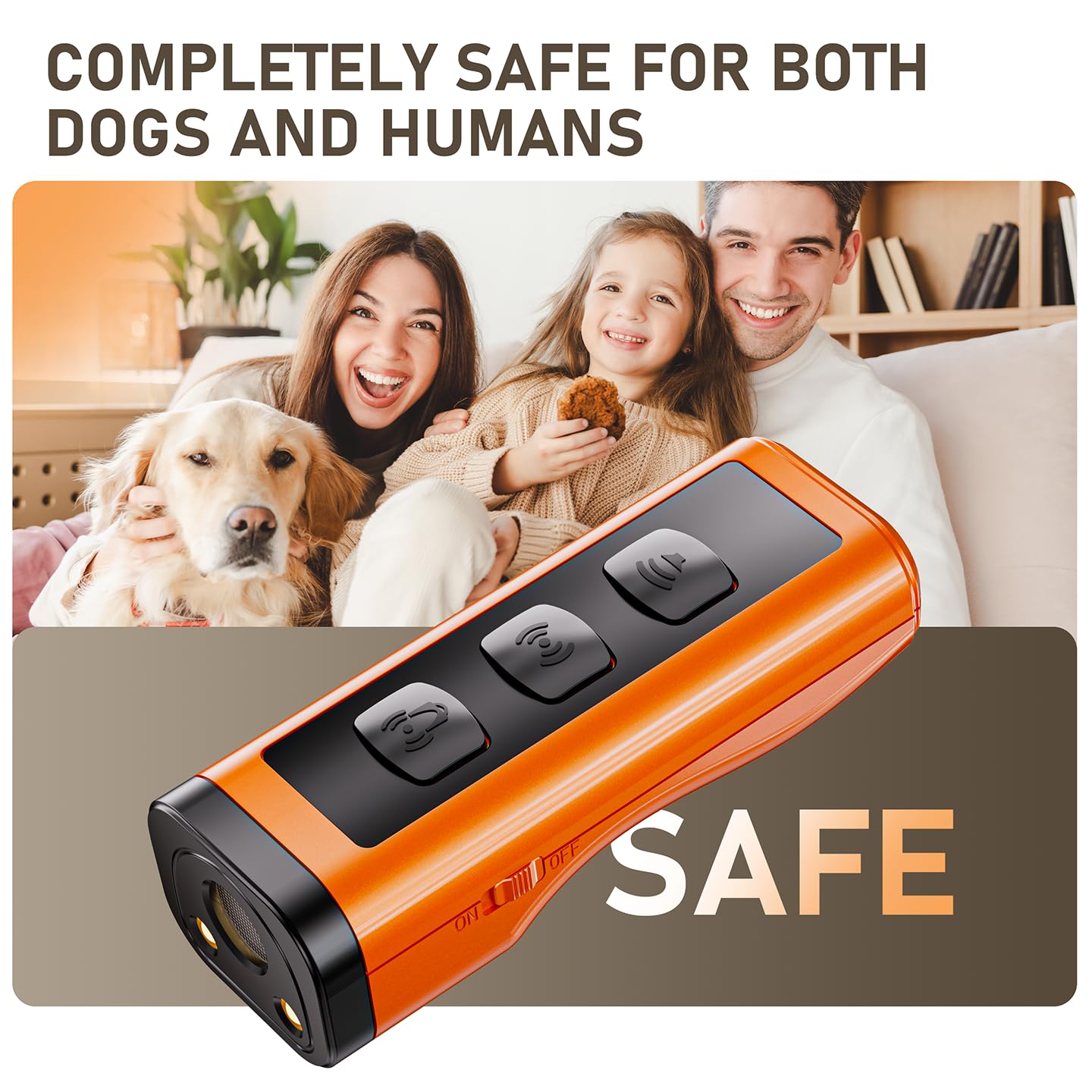Eorery 50ft range usage outdoors during jogs to deter barking.