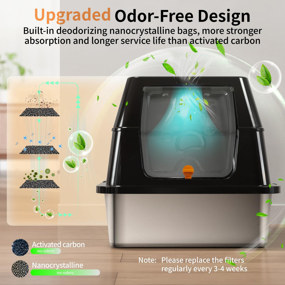 Eosarcu stainless steel surface is non-stick and odor resistant for easy upkeep.