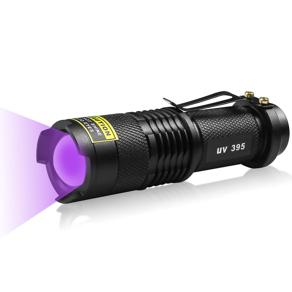EOWCO 395nm UV flashlight main unit for scorpion detection and stain spotting.