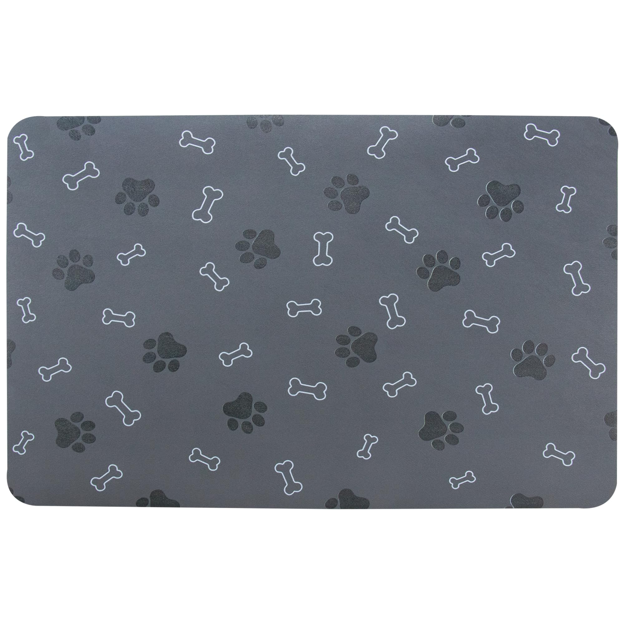 EP Jeans pet food mat dog-cat-use ideal under bowls, fountains, and litter boxes