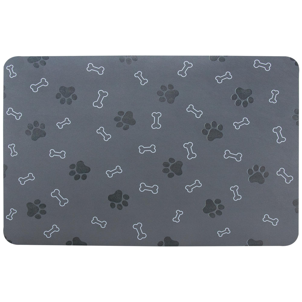 EP Jeans pet food mat dog-cat-use ideal under bowls, fountains, and litter boxes