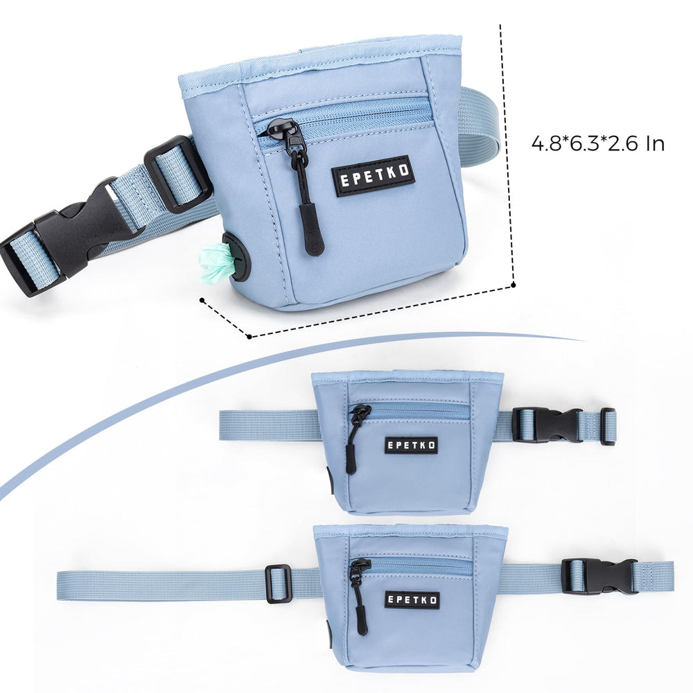 EPETKO dog treat pouch lightweight design for easy daily walks and training.