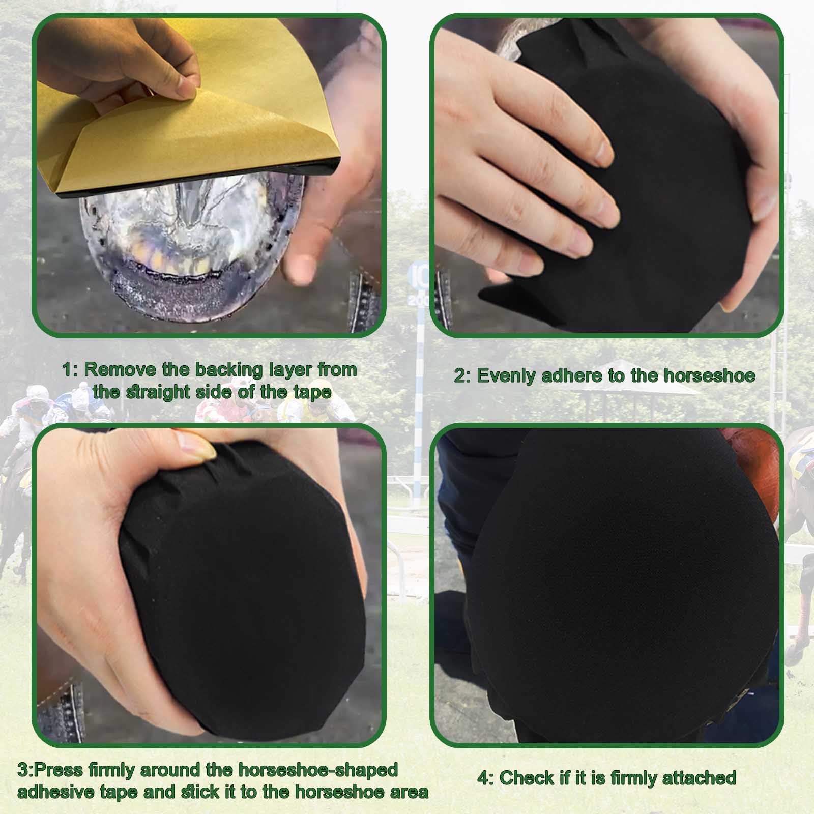 EPICHORIZON hoof wrap easy application with corner backing
