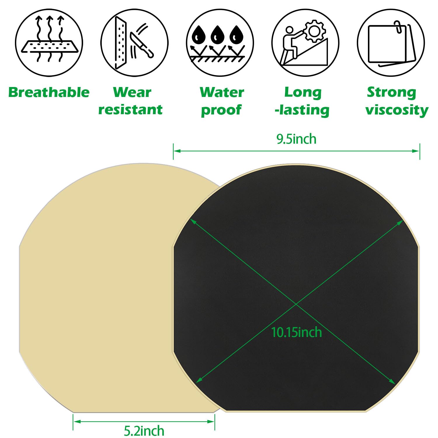 EPICHORIZON hoof bandage with waterproof back protects hoofs from debris