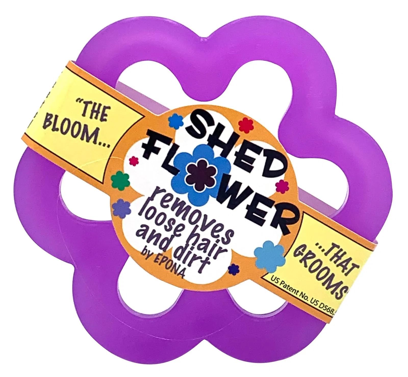 Epona Shed Flower Groomer handle close-up demonstrates ergonomic grip for comfortable grooming.