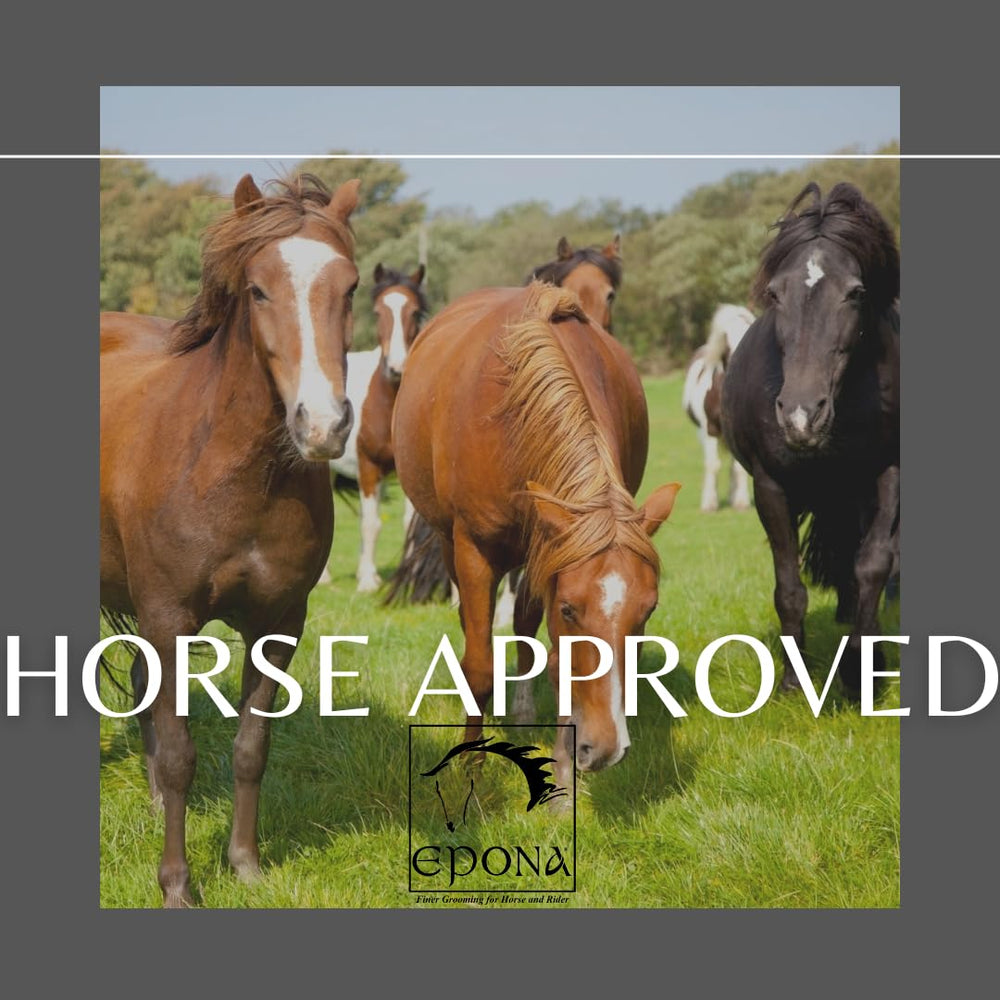 Epona Tacknology Advanced Tack Sponge packaged for easy grooming kit addition.