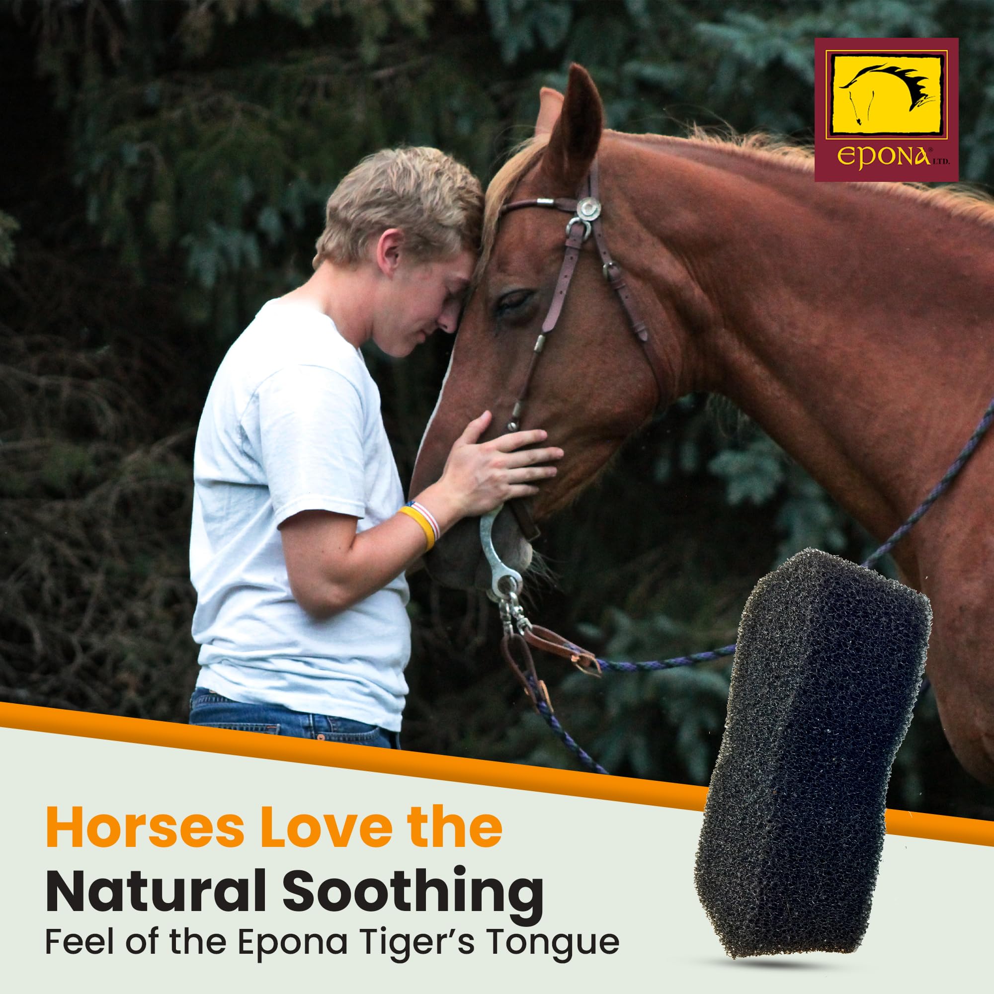 Epona Tiger’s Tongue Lightweight Design is easy to hold and rinse after use.