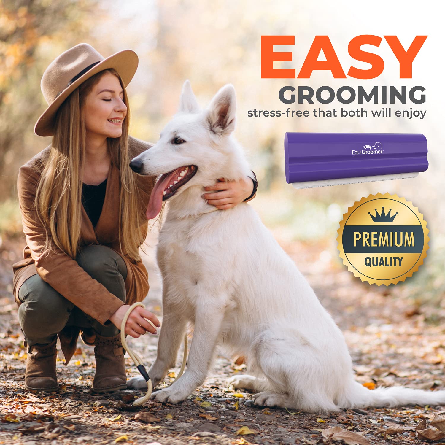 EquiGroomer EasyGroomer brush durable and pet-safe for regular use
