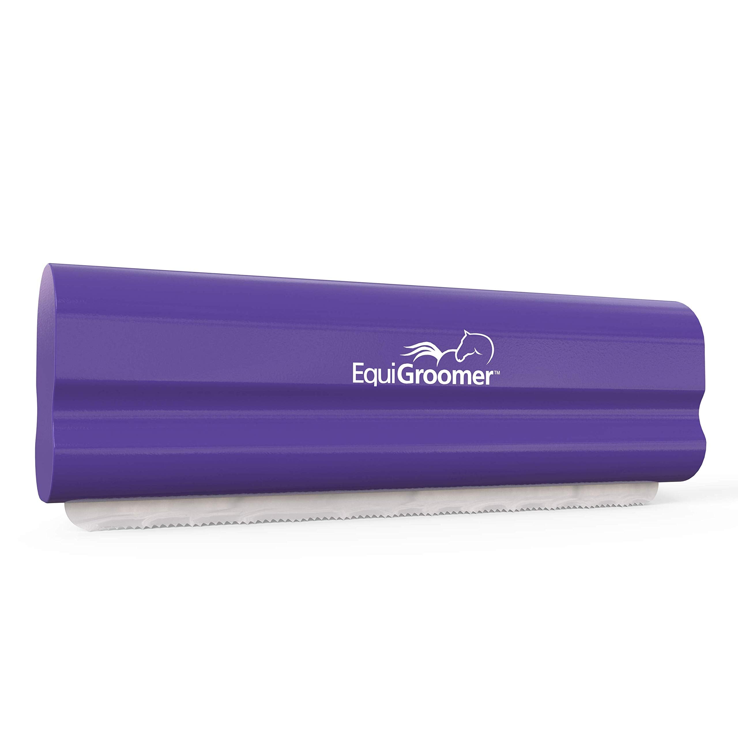 EquiGroomer EasyGroomer brush with ergonomic handle for comfortable deshedding