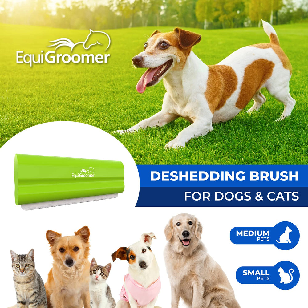 EquiGroomer EasyGroomer deshedding brush close-up blade detail for gentle grooming