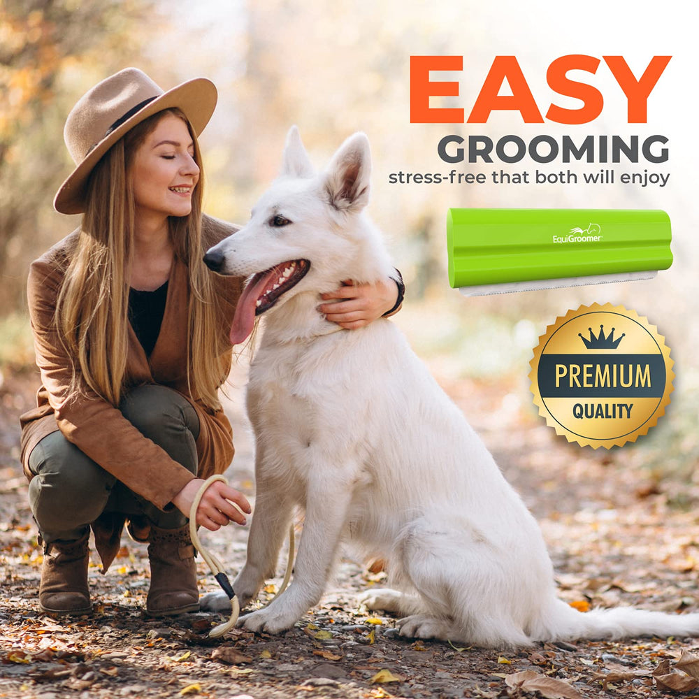EquiGroomer EasyGroomer deshedding brush packaging ready for gifting