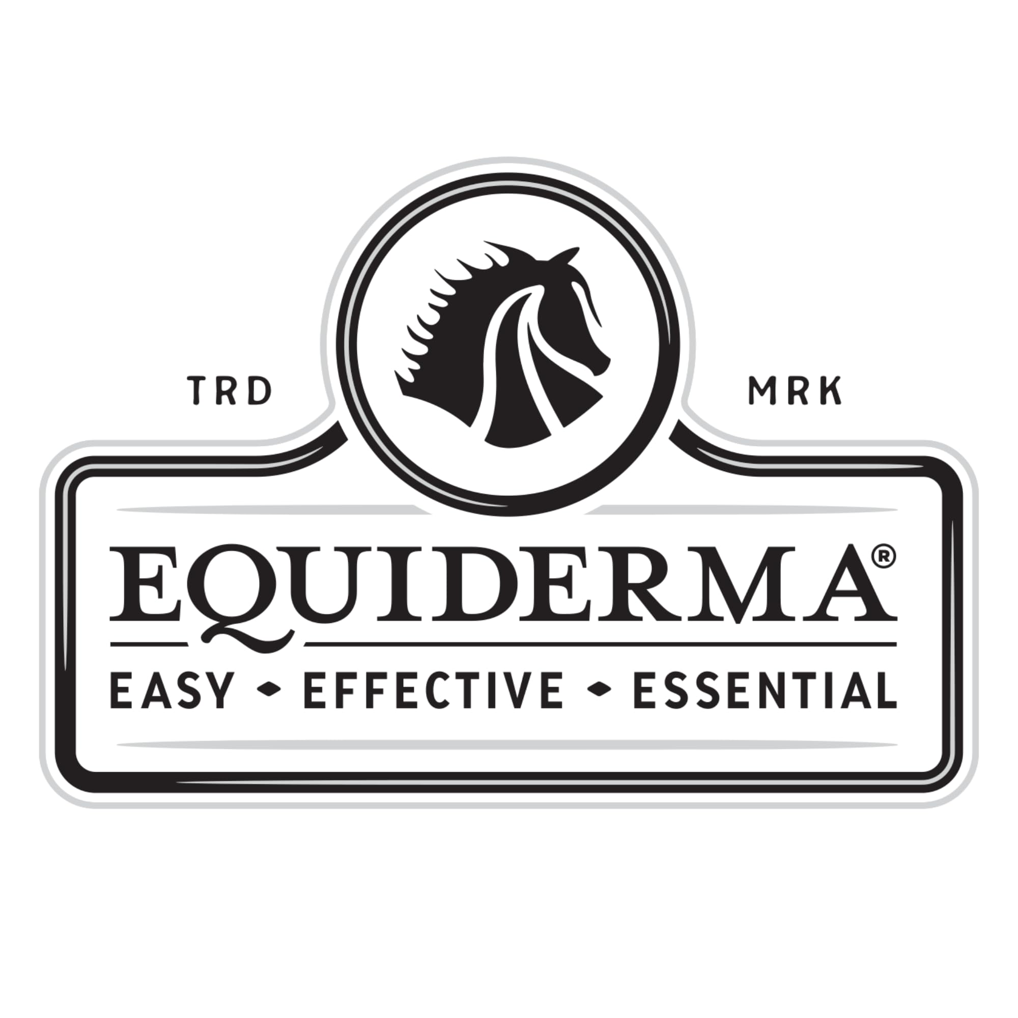 Equiderma Brand Heritage 1992 emphasizes trusted equine skin care.