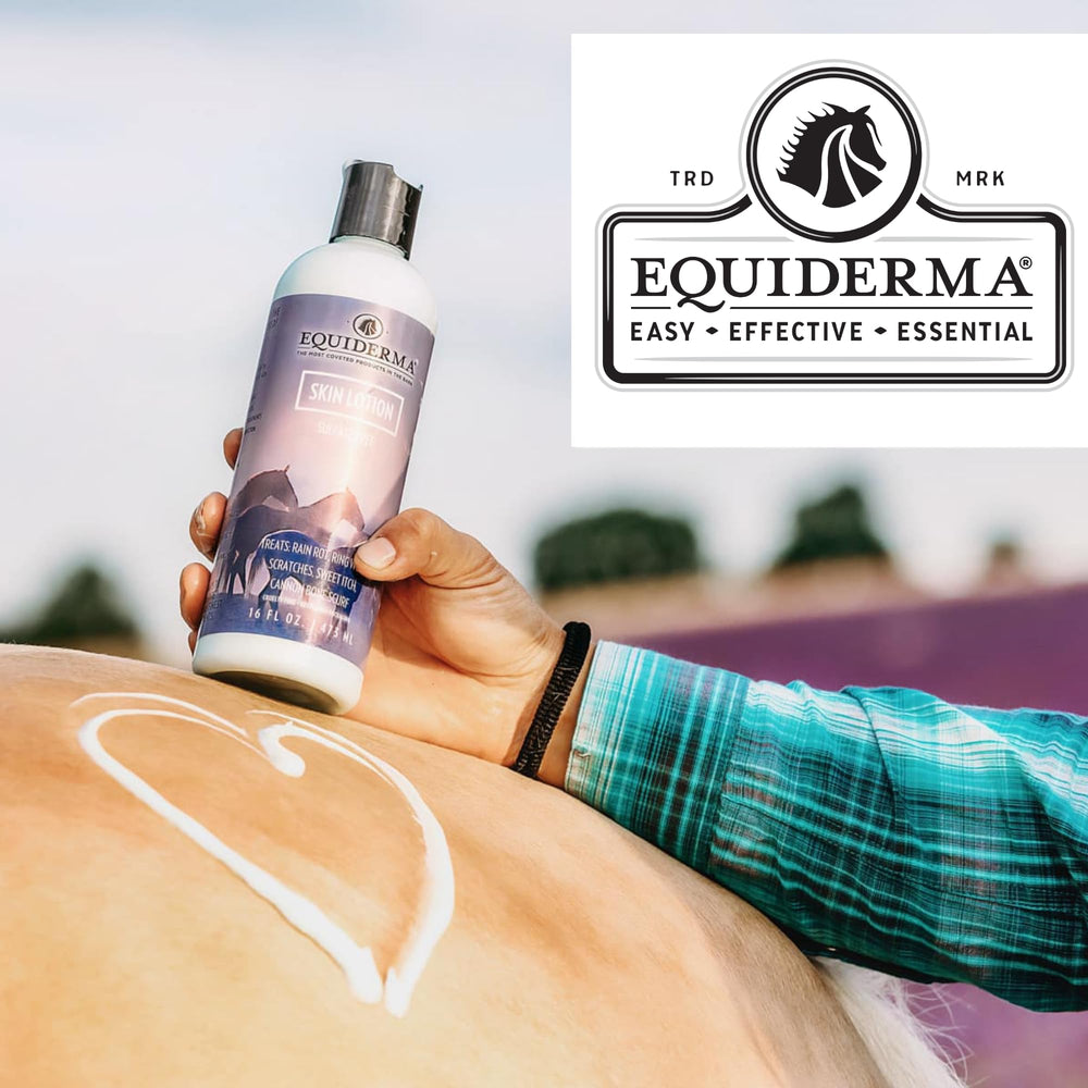 Equiderma cannon bone area ready for soothing care.