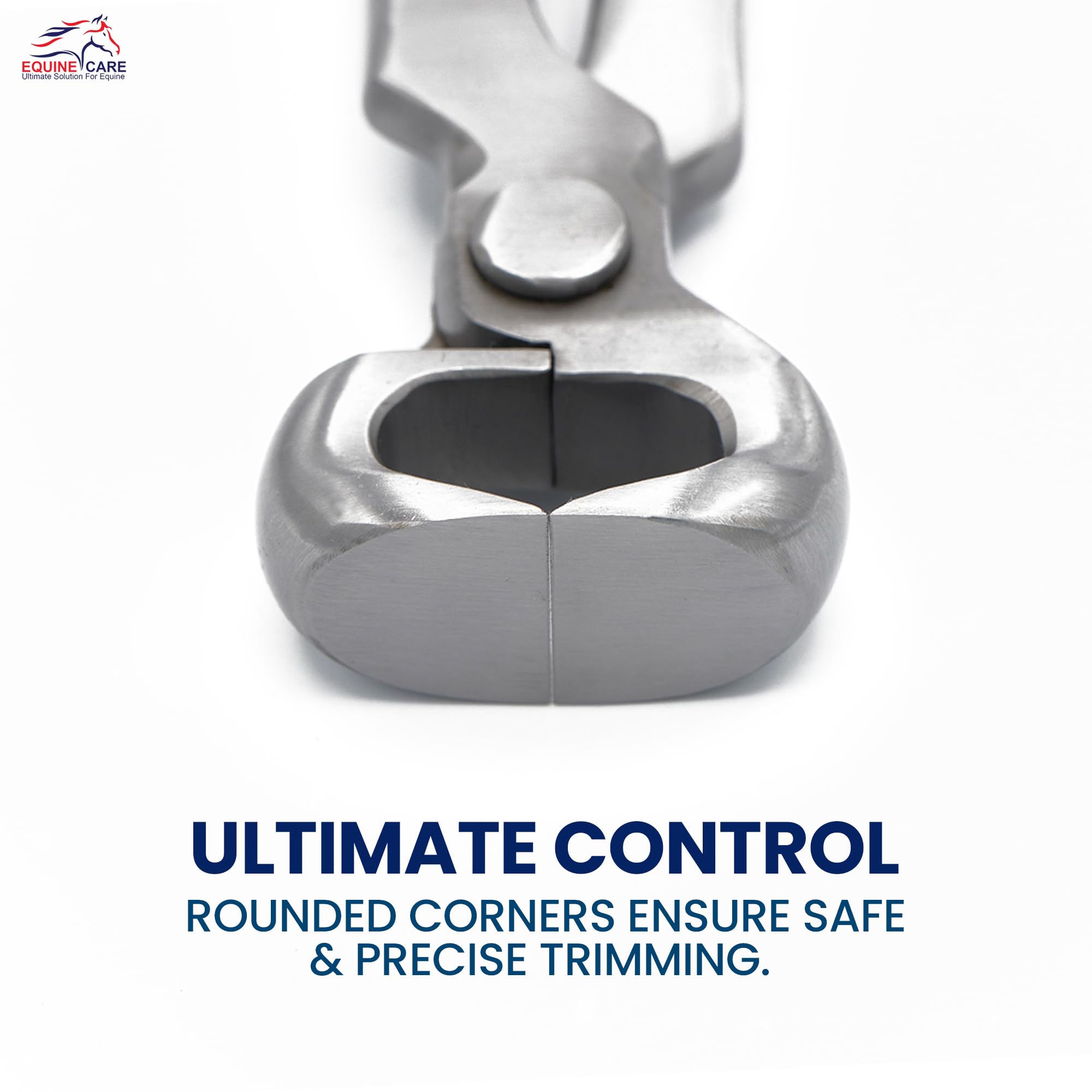 Equine Care hoof nippers ergonomic grips provide non-slip comfort and reduced wrist strain.