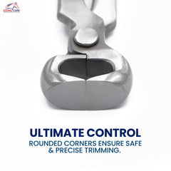 Equine Care hoof nippers ergonomic grips provide non-slip comfort and reduced wrist strain.