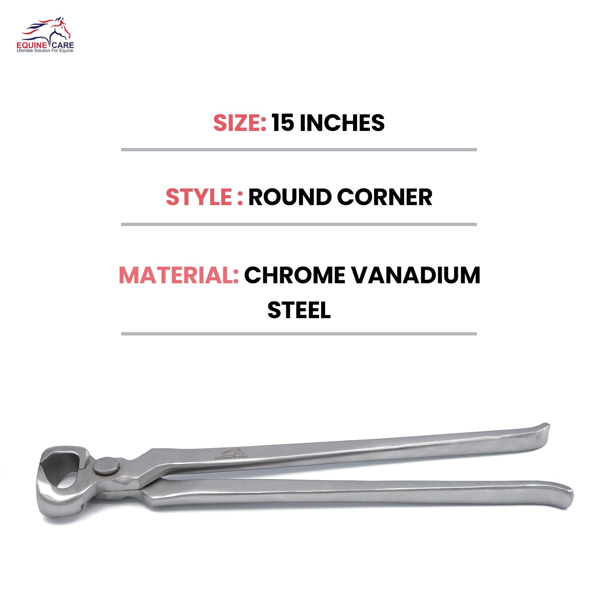 Equine Care hoof nippers multi-species-use prove suitable from ponies to drafts.