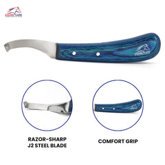 Equine Care durable rivets secure blade for stable, safe performance