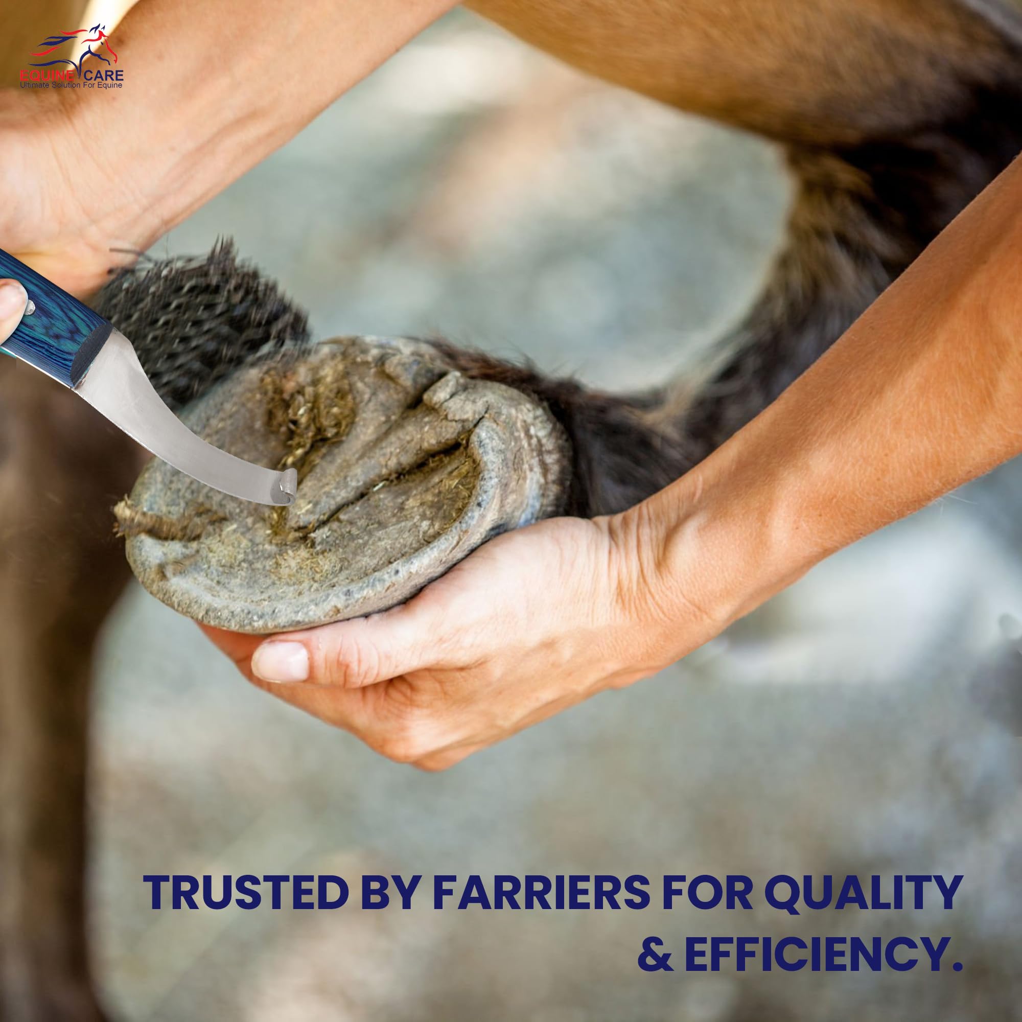 Equine Care multi-species hoof tool trims horses, ponies, goats and more