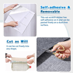 Equmis cat scratcher mat durable polyester fibers with scratching prongs