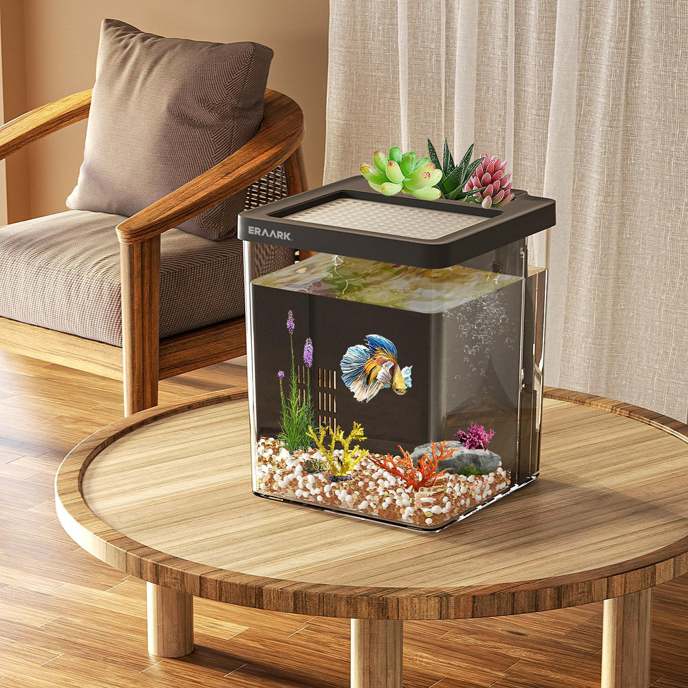 ERAARK 1.5-gallon Betta tank fits small spaces
