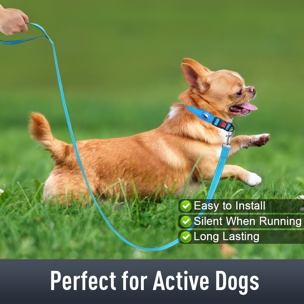 Erbine AirTag Holder silicone clip securing AirTag during active play.