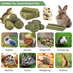 ERKOON bunny chew toys natural materials provide safe chewing and sensory exploration.