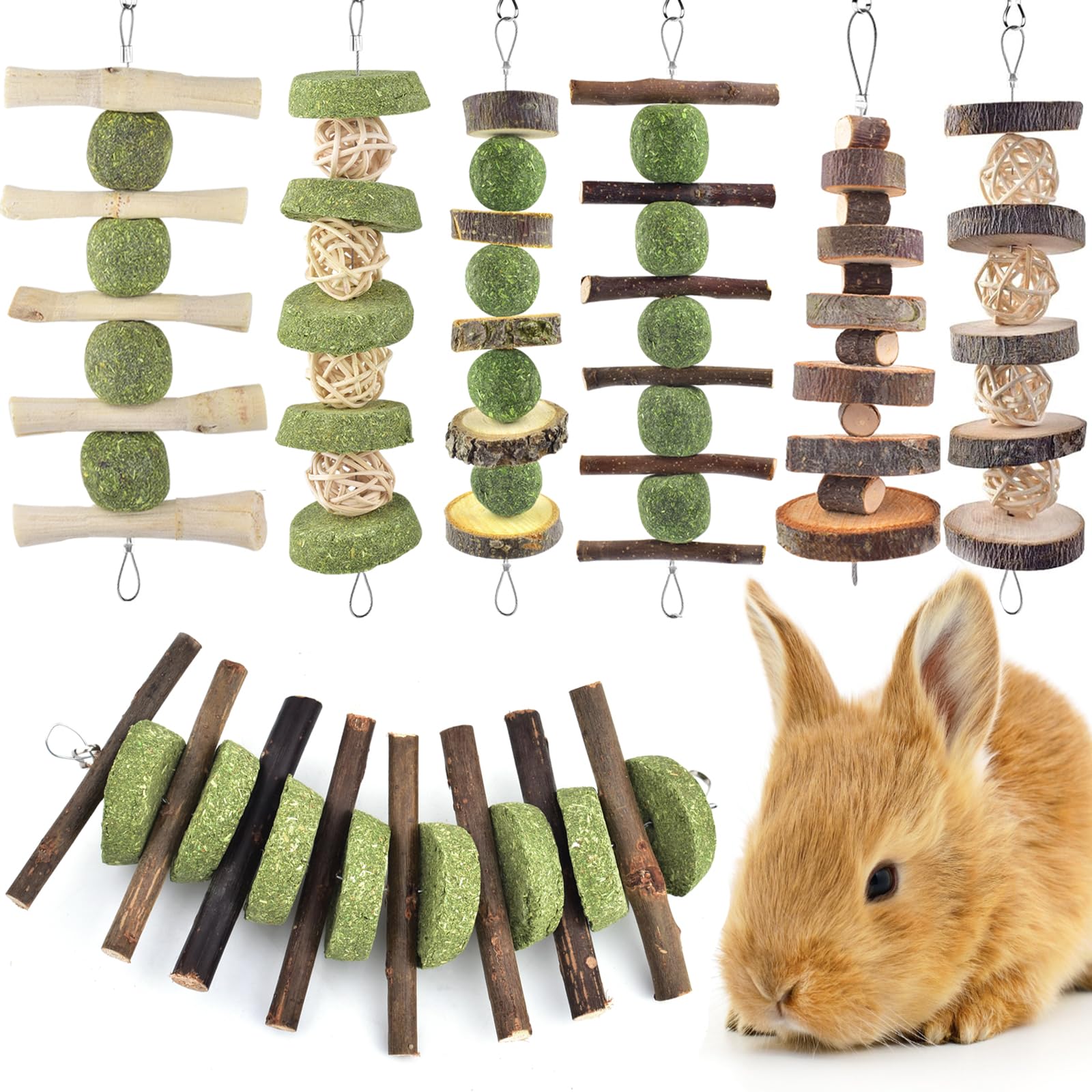ERKOON bunny-chew-toys-packaging: natural ingredients promote healthy nibbling.