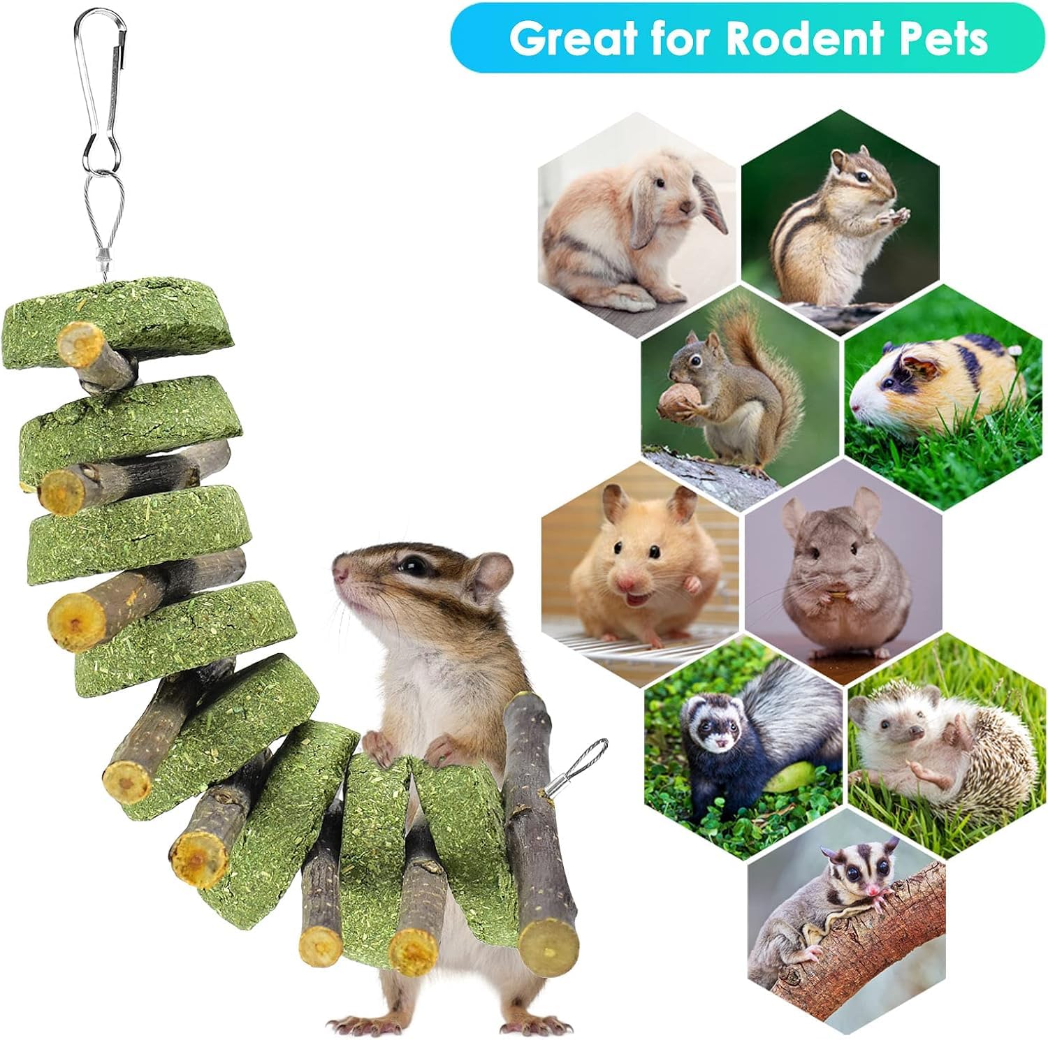 ERKOON bunny-chew-toys-rabbits-cage-use: ideal for cage enrichment and boredom relief.