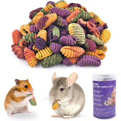 ERKOON chinchilla treats packaging shows natural ingredients for small pets