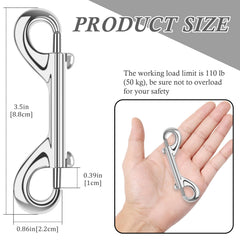 ERKOON heavy-duty snap hooks metal close-up for durable connections