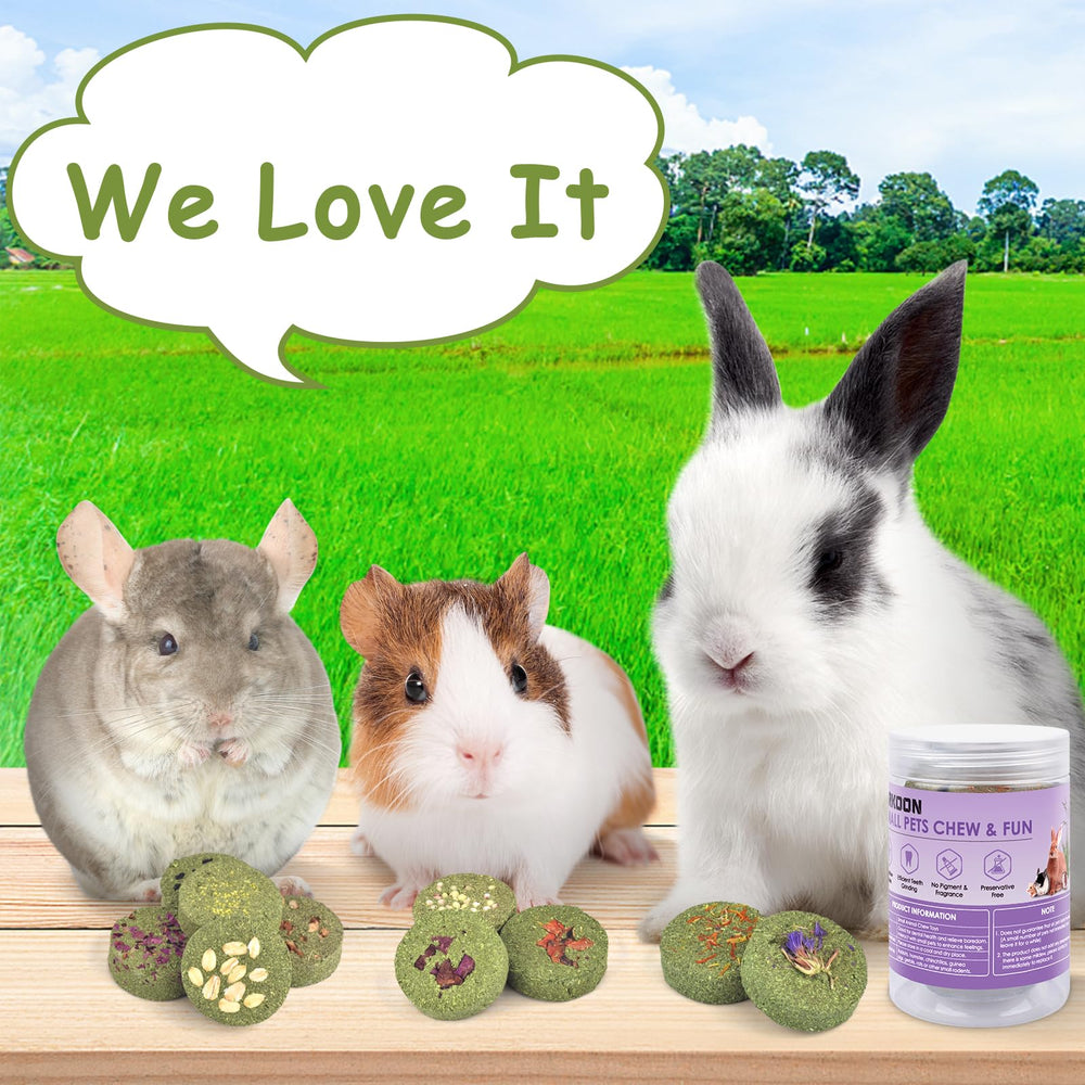ERKOON Treats molar-health chew block – fiber-rich chew that encourages normal gnawing behavior.