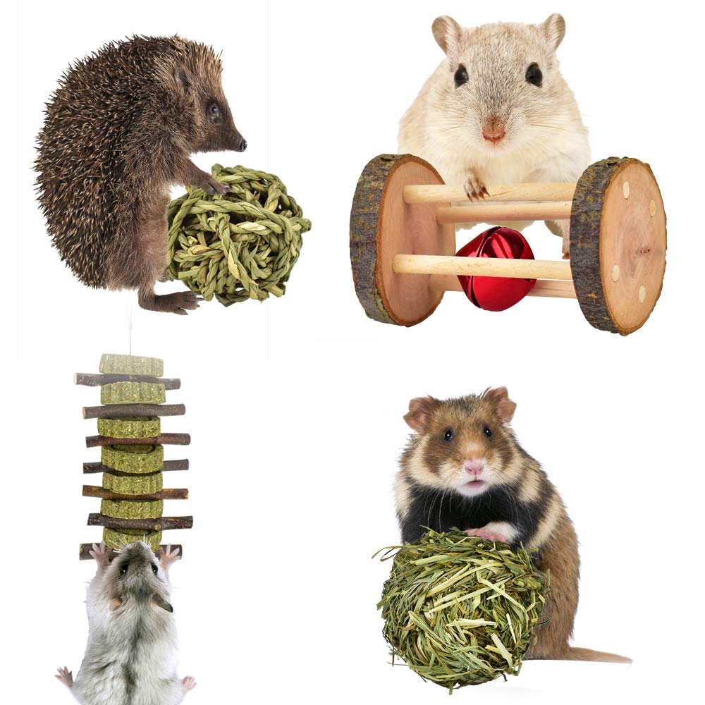 ERKOON willow branch ball provides natural play and bonding time with small pets
