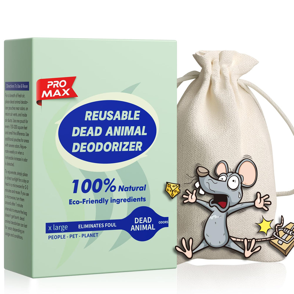 EROSMILE Animal Odor Eliminator packshot shows a compact pouch for deep odor removal.