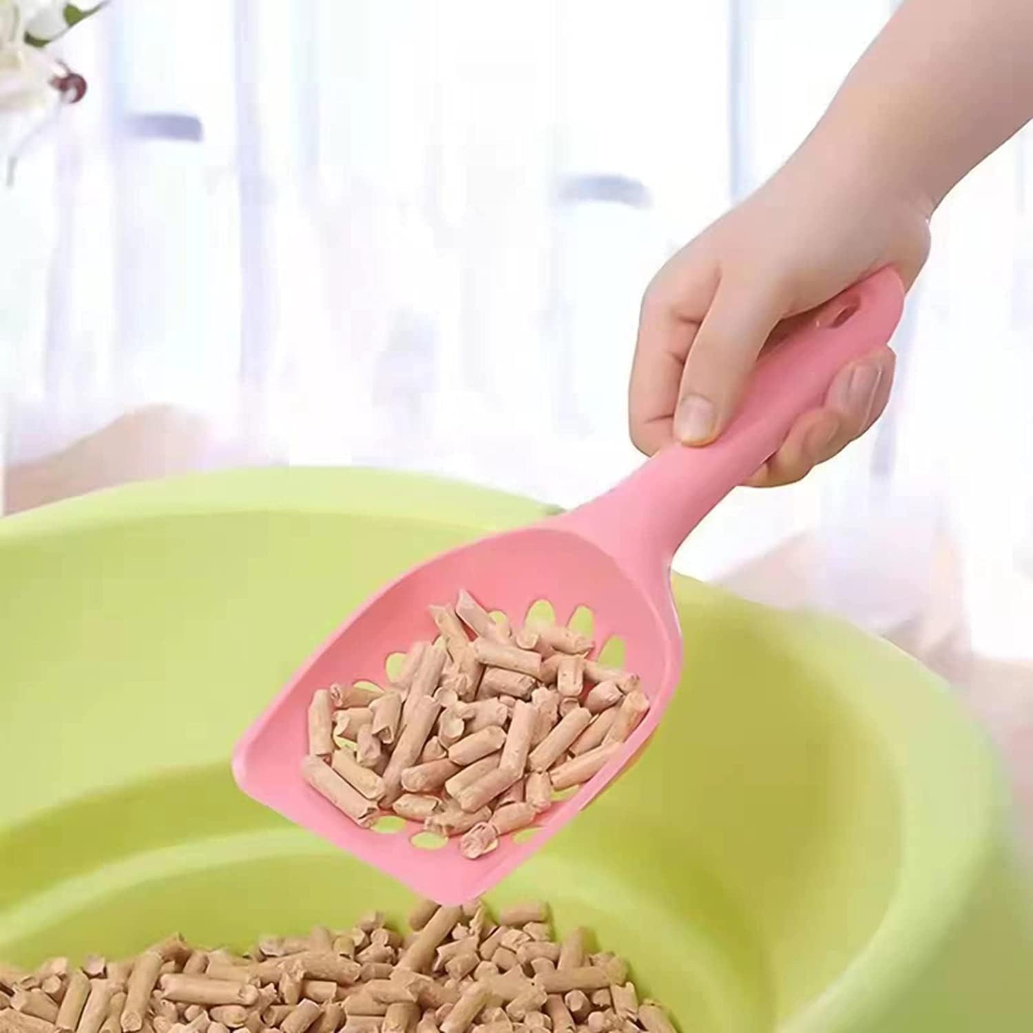 Eruinfang cat litter scoop smooth-clean surface reduces residue after scooping