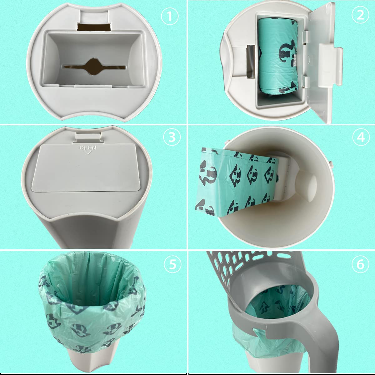 Esamploe 2-in-1 design saves time during cleanup.