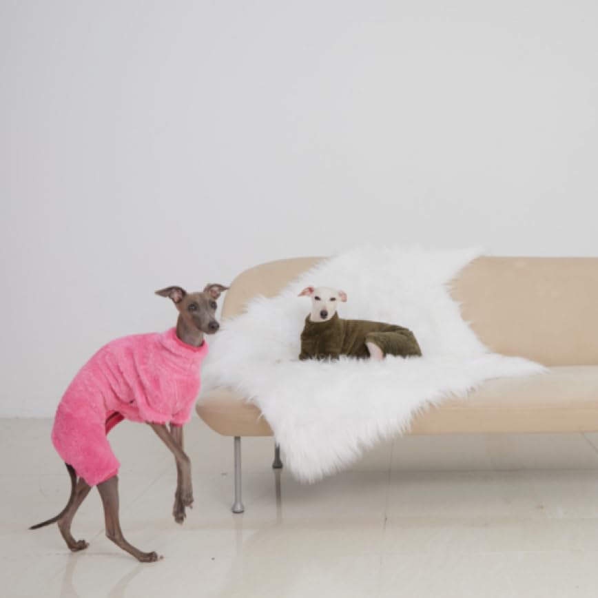 ESCCBOO dachshund fleece jumpsuit pullover ease of dressing