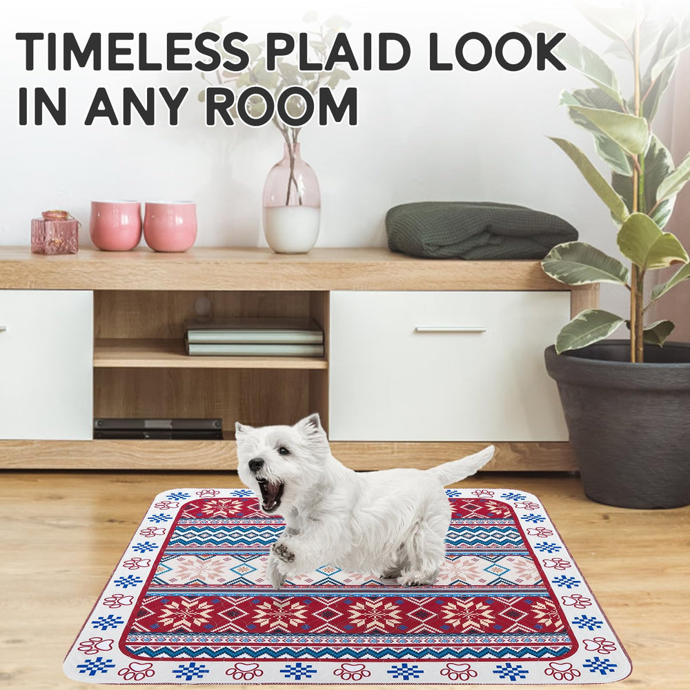 ESGPET vintage-patterned dog pad adds style to training areas
