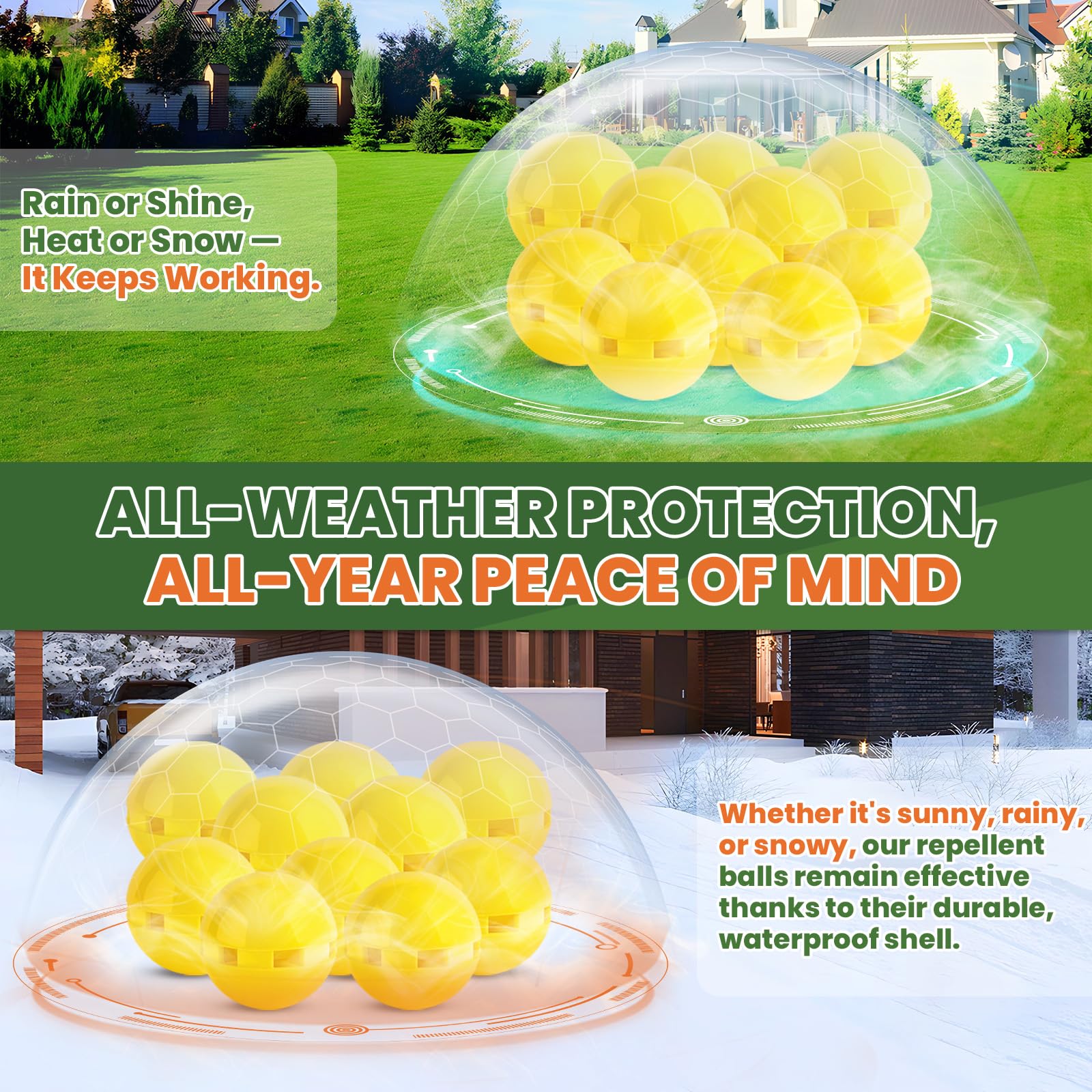 ESIXJS cat repellent setup protects garden plants from curious cats