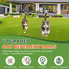 ESIXJS cat repellent mesh bags ready to place around doors and pathways