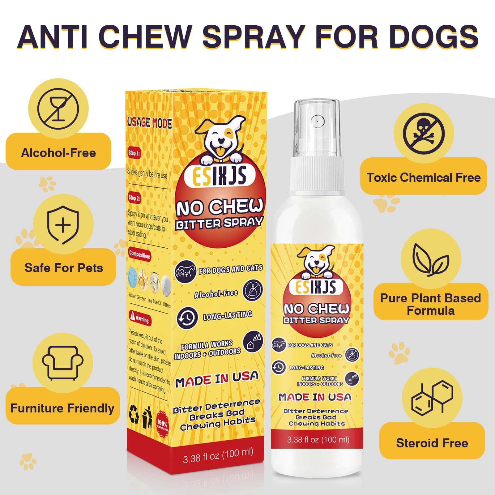 ESIXJS dog-cat-using-spray-on-furniture pets explore with deterrent.