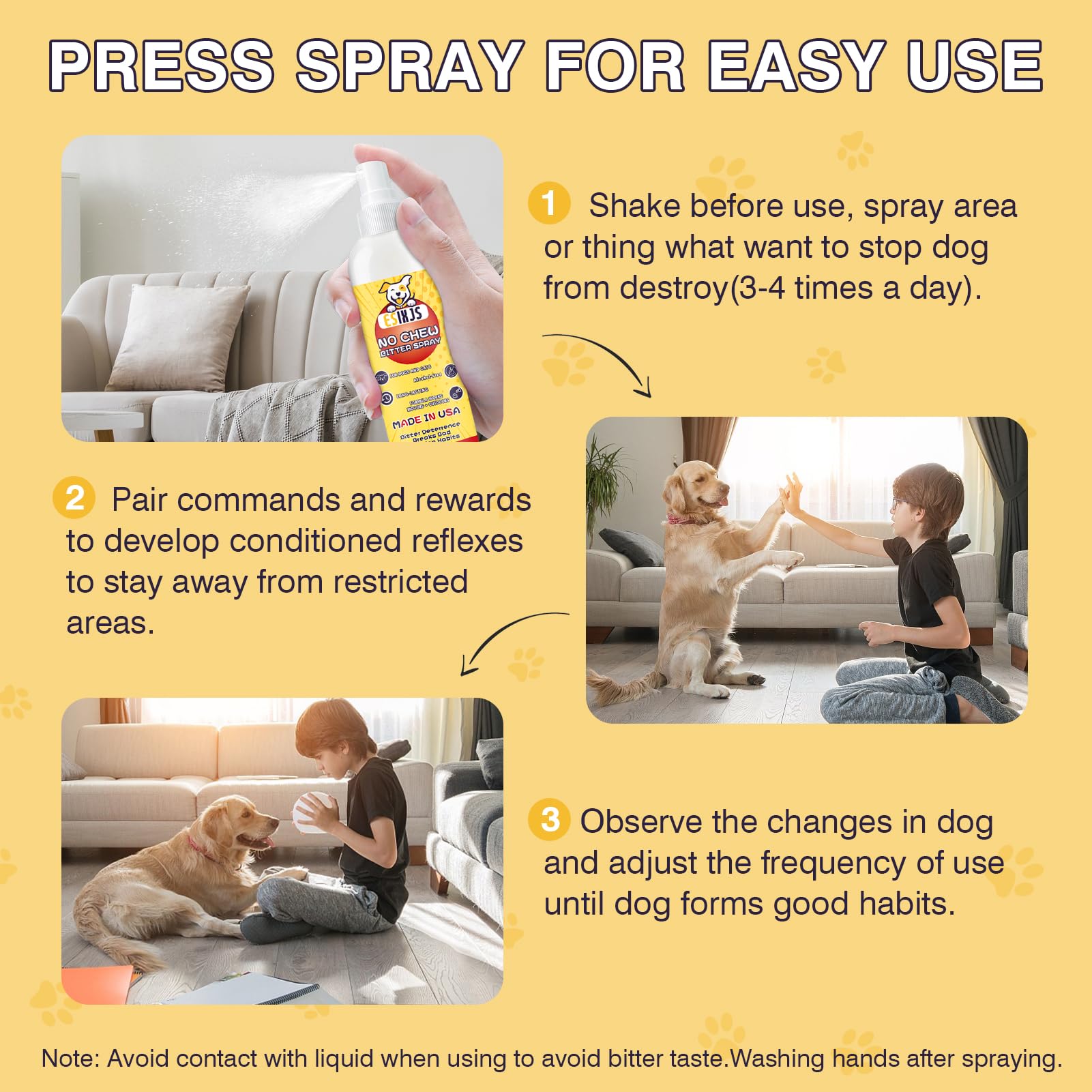 ESIXJS indoor-outdoor-use scene showing spray on patio furniture.