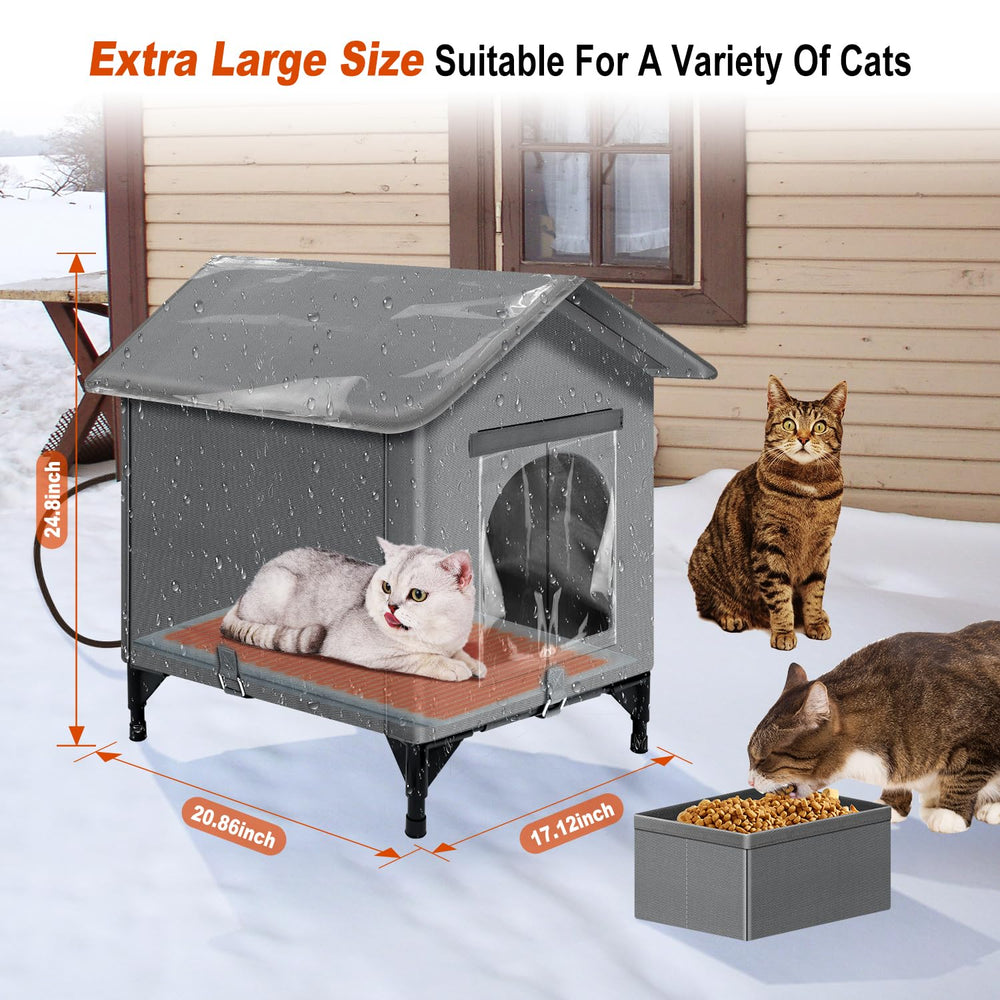 Esnendir heating pad visible warms cats with thermostatic warmth