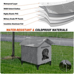 Esnendir waterproof canopy keeps rain out, preserving dryness