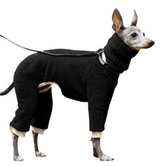 Esobo winter dog coat front-closure view showing secure, easy-on wear for cold walks.