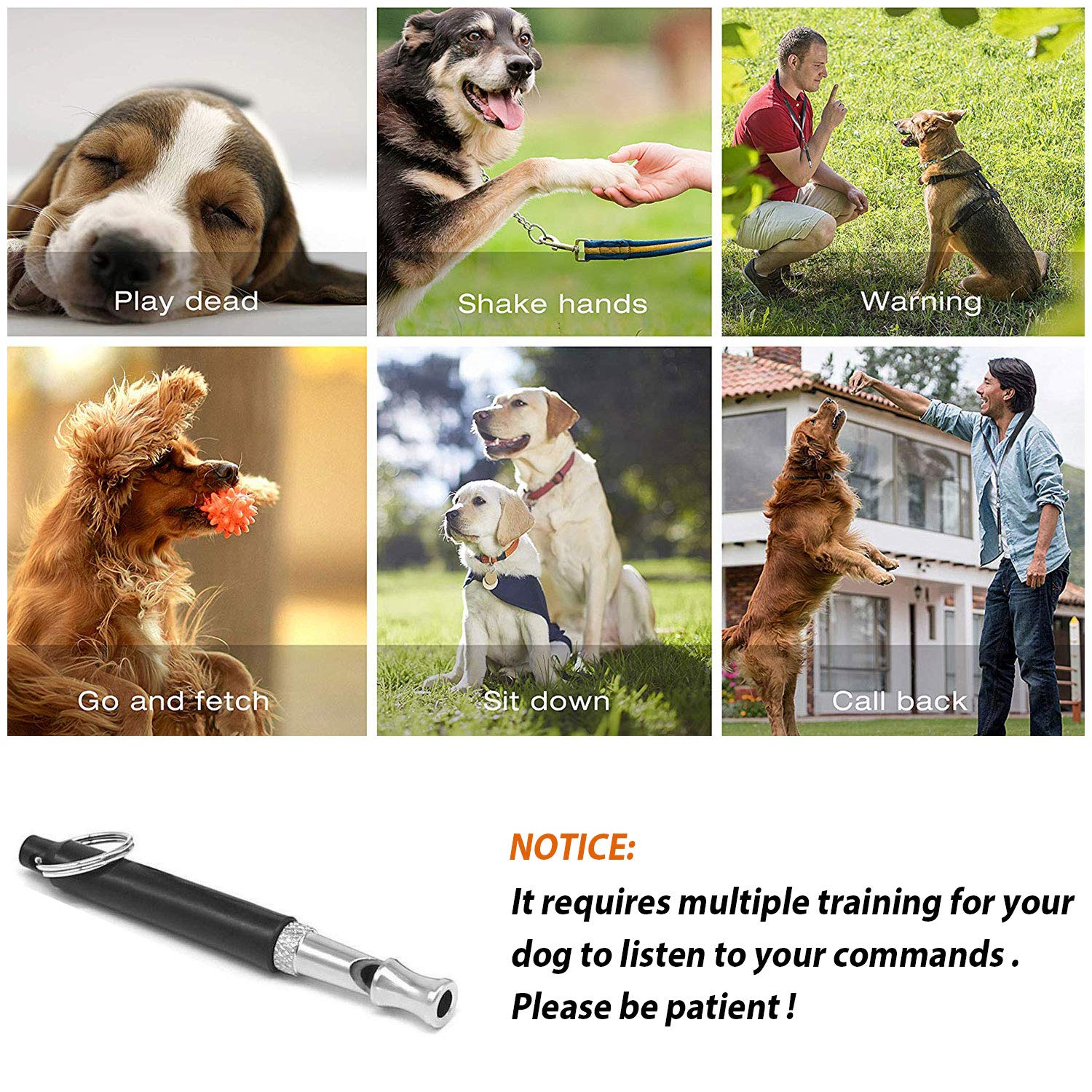 ESONLITOR dog whistle included-lanyard provides convenient carry during training.