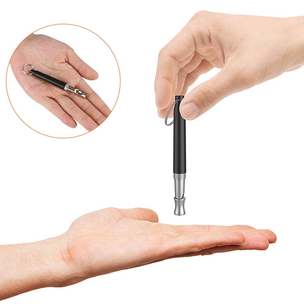 ESONLITOR dog whistle pocket-design fits easily in a trainer's pocket.