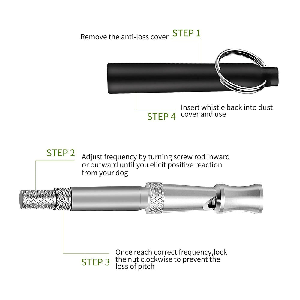 ESONLITOR dog whistle safe-material ensures gentle training without harming hearing.
