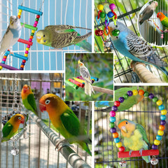 ESRISE hanging bell toy 2 provides durable, engaging beak-friendly play.
