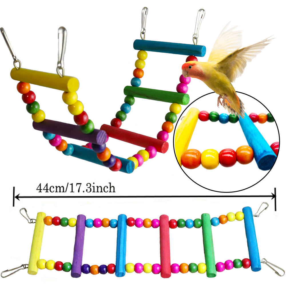 ESRISE parrot toys mirror stimulates curiosity and social interaction.